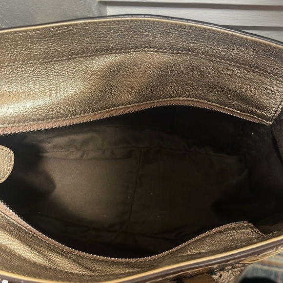 Salvatore Ferragamo EUC Limited Gold 2 Way Bag - Picture 10 of 11